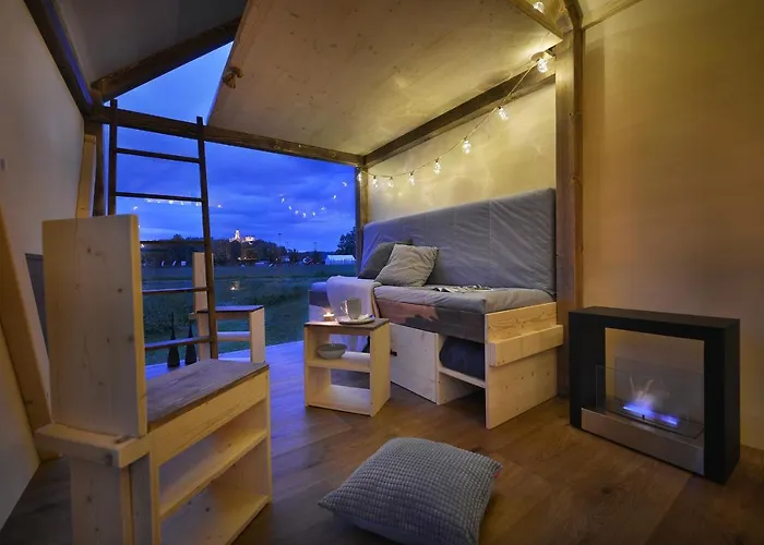 Luxussátor Glamping Hluboka Hluboká nad Vltavou