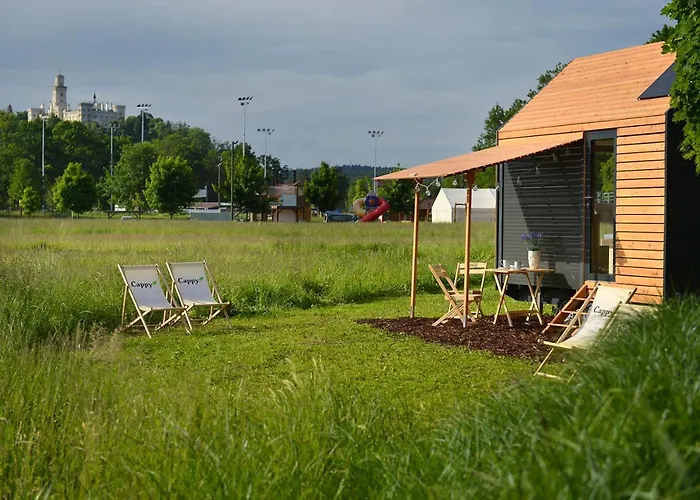 Luxussátor Glamping Hluboka *